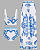 Conjunto Bikini com Saída Estampa completo - Imagem 2