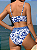 Bikini com decote em V e estampa floral - Imagem 7