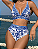 Bikini com decote em V e estampa floral - Imagem 8