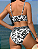 Bikini com decote em V e estampa floral - Imagem 3