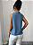 Camisa Azul Casual e Sem Mangas - Imagem 3