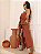 Bata Boho Túnica Elegante Com Babado - Imagem 10
