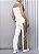 Conjunto Blusa Com Botão e Calça Bloco de Cores - Imagem 3