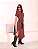 Vestido Midi Adele Manga Curta Com Bolso Com Fendas - Imagem 3