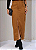 Saia Midi Elegante Cintura Alta Outono Inverno - Imagem 2