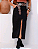 Saia Midi Elegante Cintura Alta Outono Inverno - Imagem 16