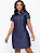 Chemise Jeans  Vestido Leve com Botões - Imagem 6