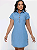 Chemise Jeans  Vestido Leve com Botões - Imagem 12