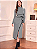 Vestido de tricô contraste com cinto - Imagem 8