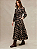 Vestido Longo Manga Comprida Xadrez Ocidental Nashville - Imagem 4