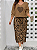 Conjunto Vestido de moletom casual com estampa de coração e onça 2 Peças - Imagem 5