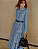 Vestido Denim com Babado na barra e cinto - Imagem 5