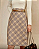 Saia Média Elegante e da Moda Xadrez - Imagem 2