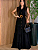 Vestido Longo Feminino Luxo com cinto - Imagem 6