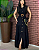 Vestido Longo Feminino Luxo com cinto - Imagem 7