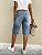 Bermuda Jeans Perna Reta Folgado Perna Larga e Comprimento Médio - Imagem 5