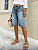 Bermuda Jeans Perna Reta Folgado Perna Larga e Comprimento Médio - Imagem 2