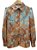 Camisa Boêmia Casual Estampa Floral Colorida e Decote em V de Manga Longa - Imagem 10