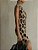 Vestido de Gola Alta Sem Mangas com Estampado de Leopardo Irregular e Franjas - Imagem 8