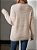 Suéter de Tricô de Cashmere de Vison com Decote em V - Imagem 2