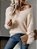 Suéter de Tricô de Cashmere de Vison com Decote em V - Imagem 3