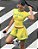 Conjunto de Camiseta Cropped Estampa Bandeira do Brasil e Shorts - Imagem 4