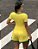 Conjunto de Camiseta Cropped Estampa Bandeira do Brasil e Shorts - Imagem 3
