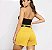 Short Feminino Alfaiataria Cintura Alta Brasil - Imagem 2