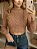 Blusa Cropped Tricot Trança Pontão - Imagem 7