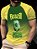 Camiseta de Futebol do Brasil com Mangas Curtas - Imagem 1