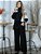 Conjunto Blusa Tricot Mousse Com Calca Flare - Imagem 8