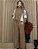 Conjunto Blusa Tricot Mousse Com Calca Flare - Imagem 20