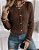 Cardigan Casual Recorte Contrastante - Imagem 19