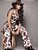 Conjunto Calça Cintura Alta e Cropped Cow Print Bia - Imagem 1