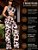 Conjunto Calça Cintura Alta e Cropped Cow Print Bia - Imagem 4