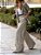 Conjunto de Terno Leve Xadrez Blazer e Calça Pantalona - Imagem 3