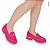 Loafer Barbie Anabela Médio Rosa Metal 760003 - Imagem 1