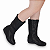 Bota Feminina Piccadilly Maxi Cano Médio Anabela Médio Preto 117110 - Imagem 1