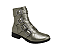 Bota Feminina Leci Cano Curto Salto Baixo Pewter Piccadilly 653006 - Imagem 1