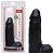 Prótese Preta Maciça Com Escroto 23,2 X 7,3Cm Extreme Domination | Sexy Fantasy - Imagem 1