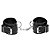 Algemas Bracelete com Fivelas Preto Laminado Kalinka - Imagem 1