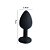 Plug Anal de Silicone Pequeno de Coração - Imagem 2