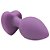 Plug Anal de Silicone Médio de Coração - Imagem 5