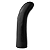 Prótese Ponto G Dildo Liso Preto 16,5x3,5cm Soulsex - Imagem 2