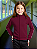 Blusa Helanca Infantil Vinho - Imagem 3