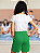 Bermuda Helanca Juvenil Verde Bandeira - Imagem 5