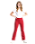 Calça Bailarina Juvenil Vermelho - Imagem 1