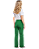 Calça Bailarina Helanca Adulto Verde Bandeira - Imagem 3