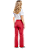 Calça Bailarina Helanca Adulto Vermelho - Imagem 3