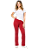 Calça Bailarina Helanca Adulto Vermelho - Imagem 1